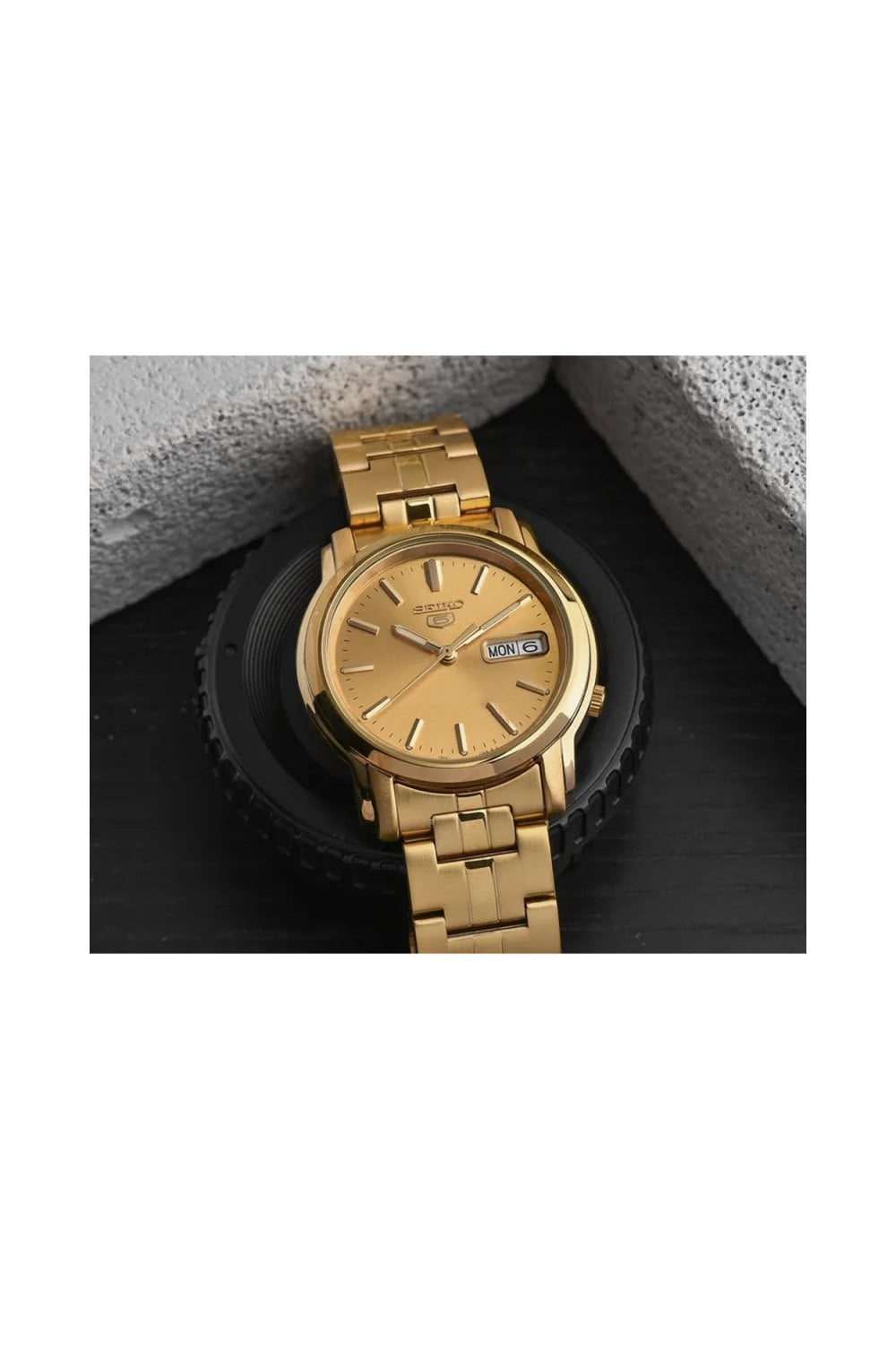 Seiko 5 | Gents Automatic Gold Plated Dress Watch