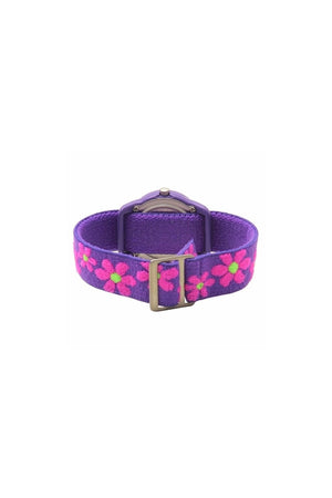 Timex Time Machines 29mm Purple Floral Elastic Watch T89022