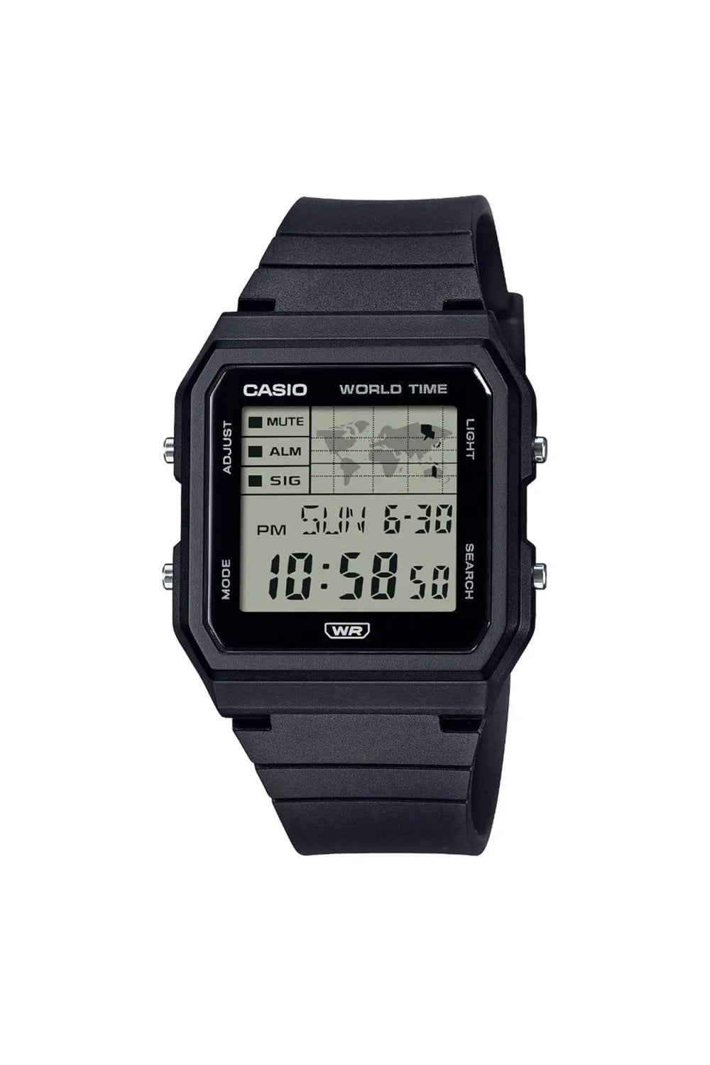 Casio Gents Vintage Five Alarm World Map Watch LF-30W-1AEF