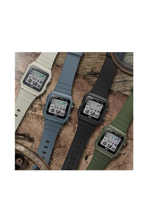 Casio Gents Vintage Five Alarm World Map Watch LF-30W-1AEF