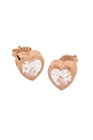 Radley Ladies 18ct Rose Gold Plated Sterling Silver Stud Earrings RYJ1302