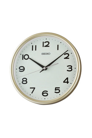 Seiko Timeless Gold Lumibrite 22cm Wall Clock QXA836G