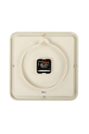 Seiko Retro Silent Square White 28cm Wall Clock QXA833B