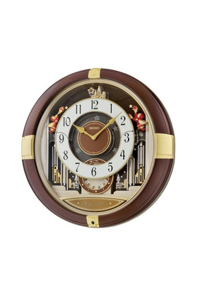 Seiko Melodies in Motion Wall Clock - Rotating Pendulum - QXM613B