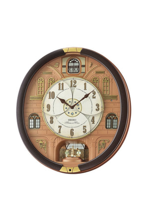 Seiko Melodies in Motion Wall Clock - Rotating Face - QXM601B