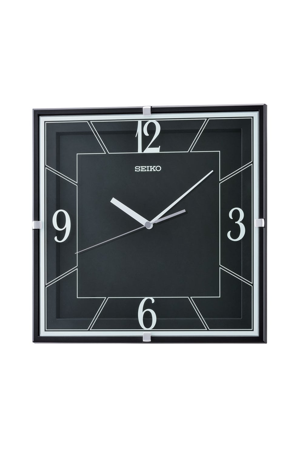 Seiko Black Quiet Sweep 30cm Wall Clock QXA821K