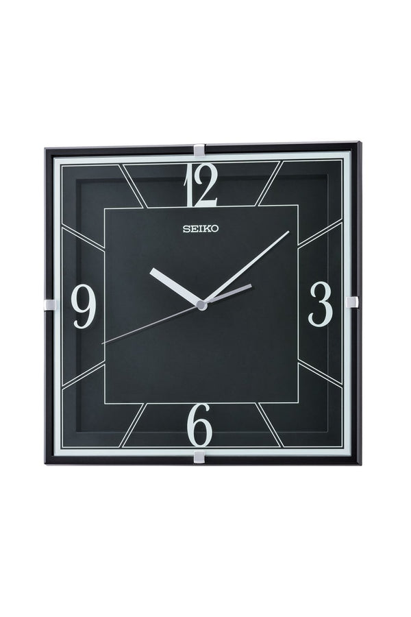 Seiko Black Quiet Sweep 30cm Wall Clock QXA821K