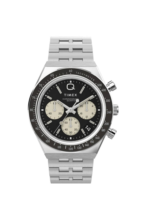 Timex Q Chronograph 40mm Stainless Steel Bracelet Watch TW2V42600