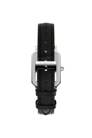 Timex Ladies Black Leather Strap Dress Watch TW2Y00800