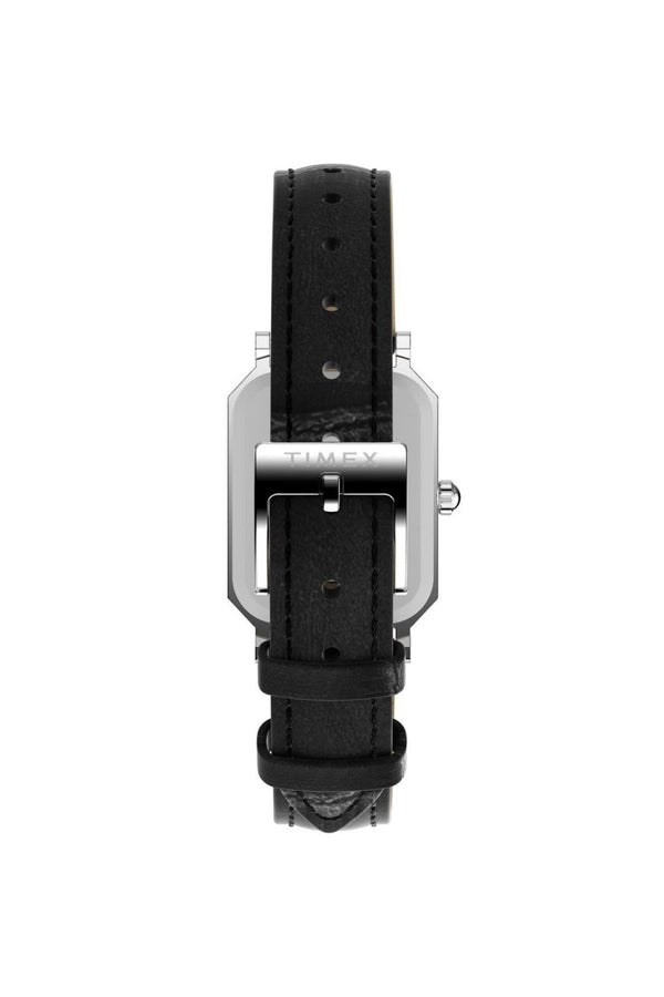 Timex Ladies Black Leather Strap Dress Watch TW2Y00800