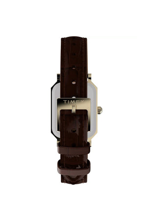 Timex Ladies Brown Leather Strap Dress Watch TW2Y00900
