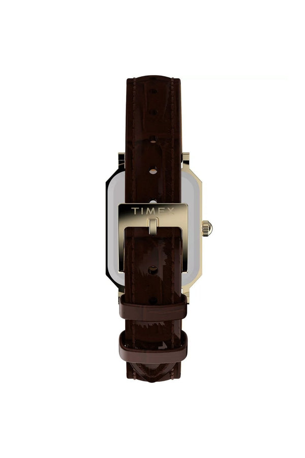 Timex Ladies Brown Leather Strap Dress Watch TW2Y00900