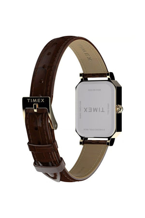 Timex Ladies Brown Leather Strap Dress Watch TW2Y00900