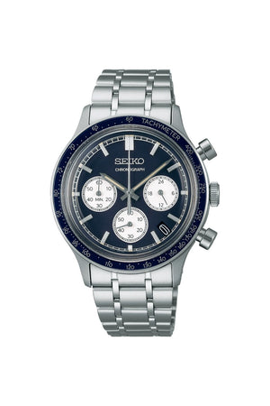 Seiko Gents Sports Chronograph 38mm Watch SSB477P1