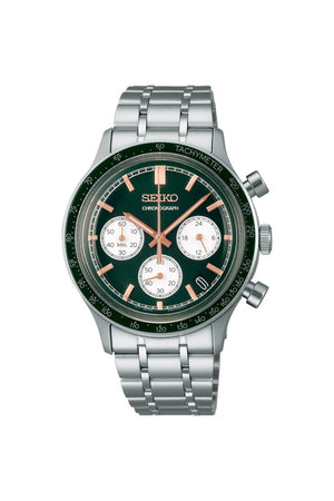 Seiko Gents Sports Chronograph 38mm Watch SSB481P1
