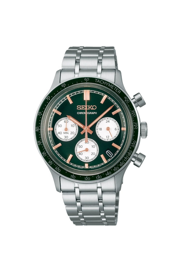 Seiko Gents Sports Chronograph 38mm Watch SSB481P1