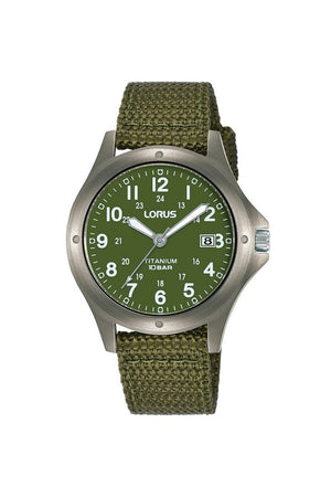 Lorus Gents Military Titanium Watch RG901CX9 (RG875CX9 re-issue)
