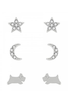 Radley Ladies Galaxy Street Triple Pack Stud Earrings RYJ1355S