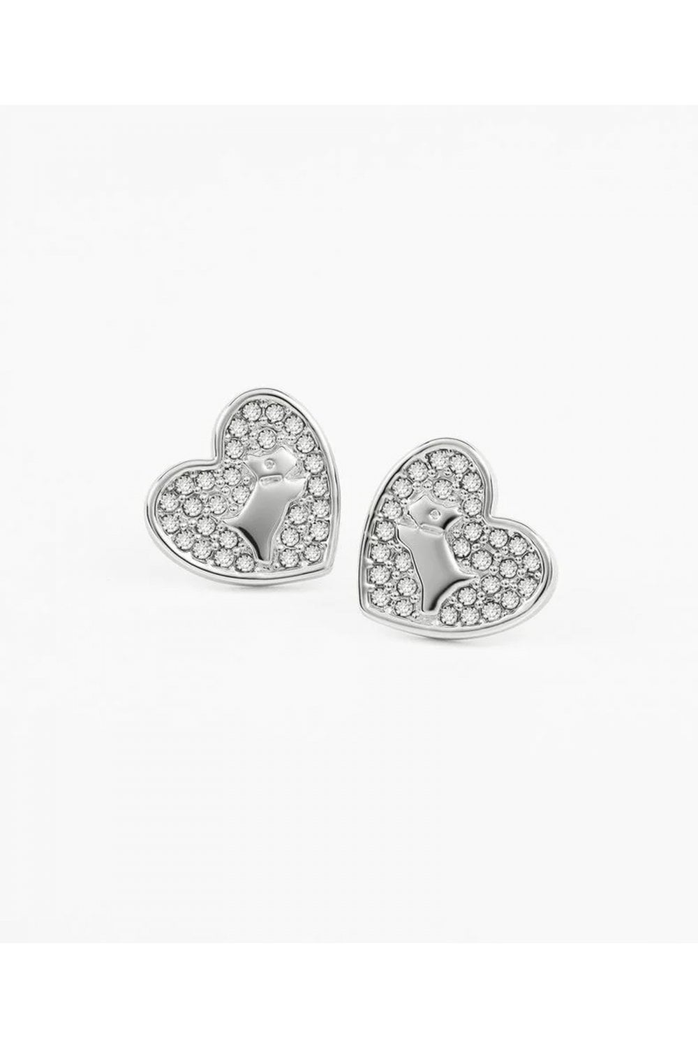 Radley Ladies Silver Plated Heart Stud Earrings RYJ1447S