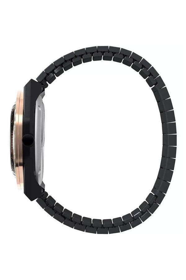 Timex Ladies Q Timex 36mm Black Crystalized Lab Watch TW2W10600