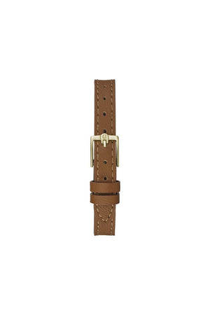 Furla Ladies Studs Index 24mm Gold-Tone leather Strap Watch WW00008002L2