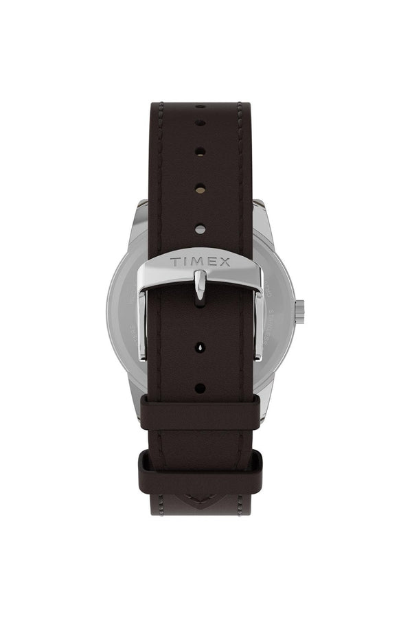 Timex Gents Easy Reader® Classic 38mm Brown Leather Strap Watch TW2Y12600