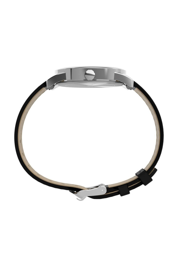 Timex Gents Easy Reader® Classic 38mm Black Leather Strap Watch TW2Y12800