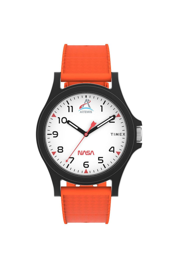 Timex Gents Main Street NASA Artemis 40mm Silicone Strap Watch TW2Y13000