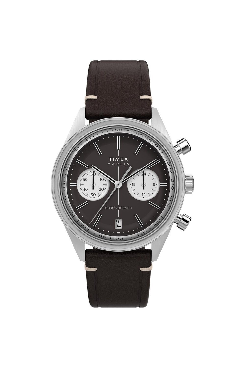 Timex TW2Y24700 Gents Watch Marlin Jet Quartz Chronograph 40mm Leather Strap