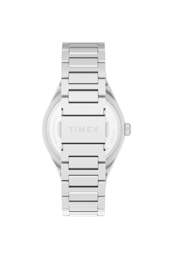 Timex Q Gents Continental Day/Date 39mm Stainless Steel Bracelet Watch TW2Y25000
