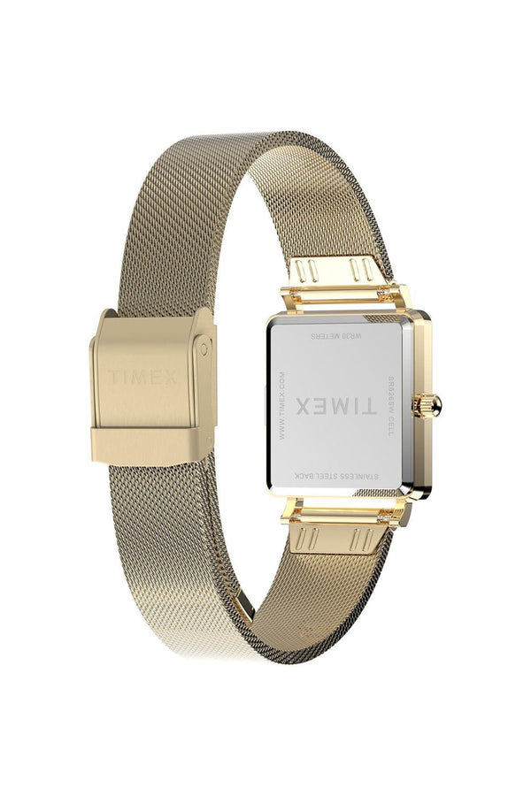 Timex Ladies Transcend 22mm Gold-Tone Stainless Steel Bracelet Watch TW2Y26100