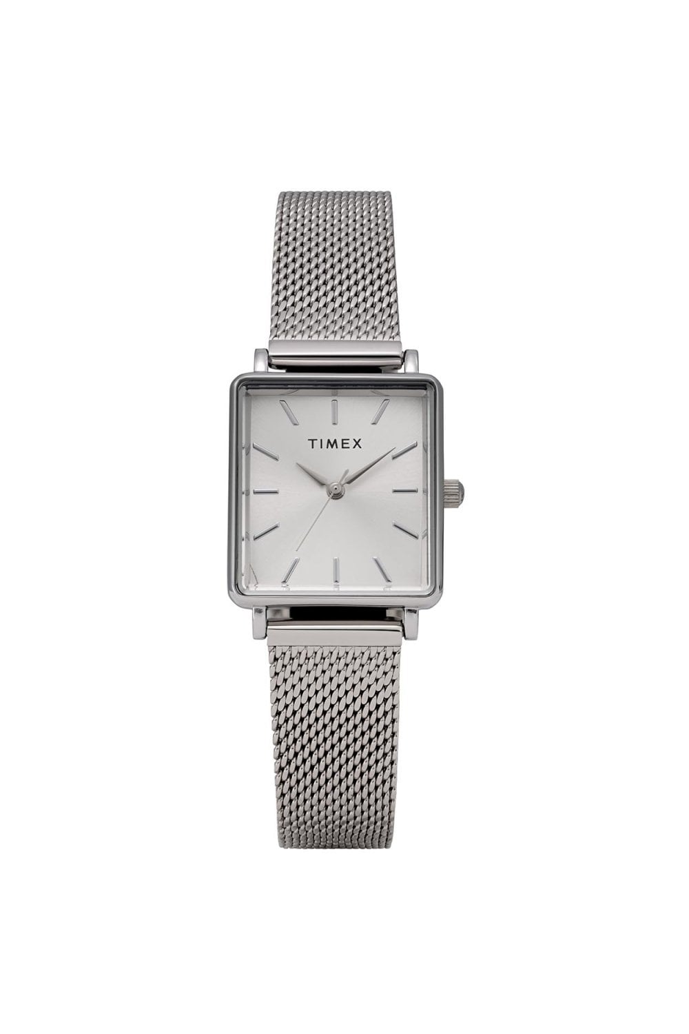 Timex Ladies Transcend 22mm Silver-Tone Stainless Steel Bracelet Watch TW2Y26300