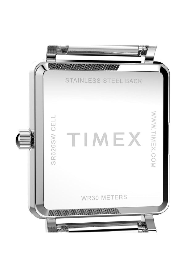 Timex Ladies Transcend 22mm Silver-Tone Stainless Steel Bracelet Watch TW2Y26300