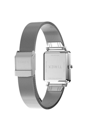 Timex Ladies Transcend 22mm Silver-Tone Stainless Steel Bracelet Watch TW2Y26300
