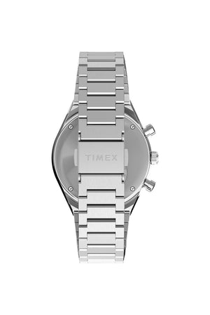 Timex Q Gents Chronograph 40mm Stainless Steel Bracelet Watch TW2Y36200