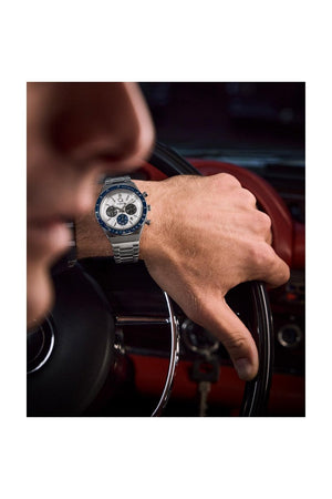Timex Q Gents Chronograph 40mm Stainless Steel Bracelet Watch TW2Y36200