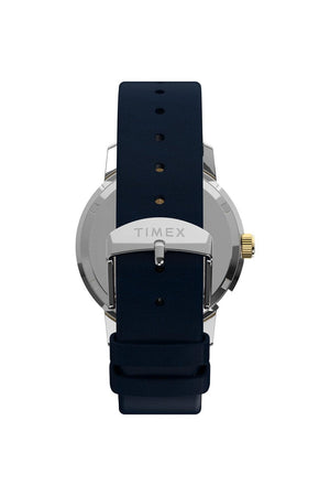 Timex Gents Marlin® Quartz GMT 40mm Leather Strap Watch TW2Y47900
