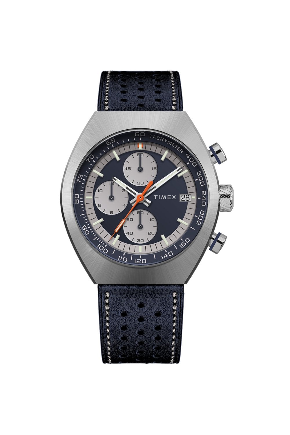 Timex Gents Legacy Tonneau 42mm Leather Strap Watch TW2W93500