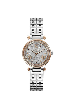 GC Ladies PrimeChic Silver-Tone Stainless Steel 32mm Dress Watch Y47004L1MF