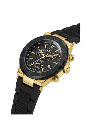 GC Gents Force Black Silicone Strap 44mm Dress Watch Y69005G2MF