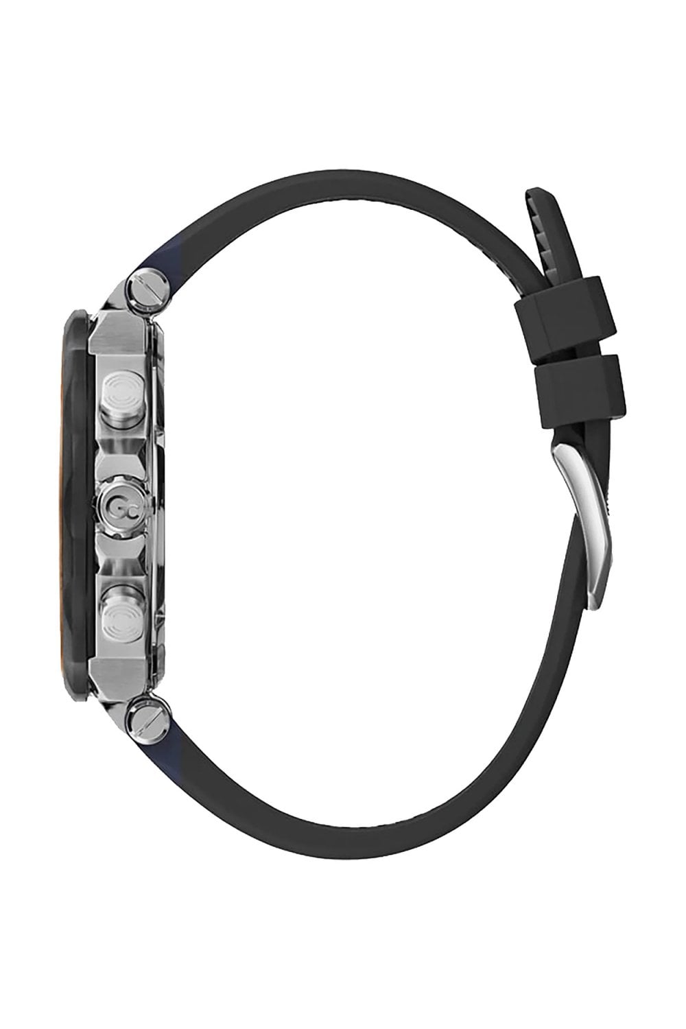 GC Gents DiverCode Black Silicone Strap 44mm Dress Watch Y63003G2MF