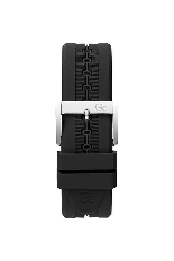 GC Gents DiverCode Black Silicone Strap 44mm Dress Watch Y63003G2MF
