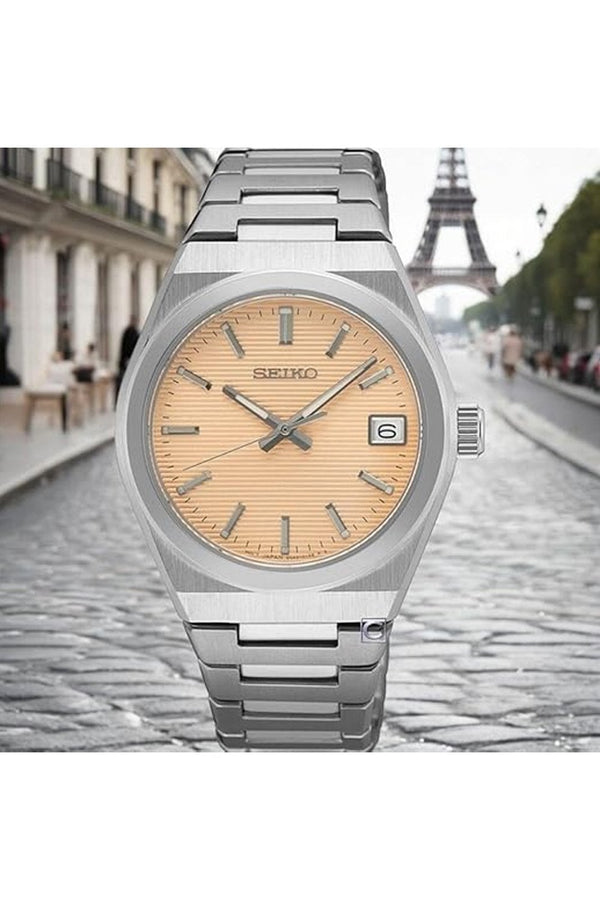 Seiko Ladies Stylish 34mm 10ATM Dress Watch SUR577P1