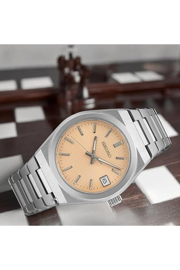 Seiko Ladies Stylish 34mm 10ATM Dress Watch SUR577P1