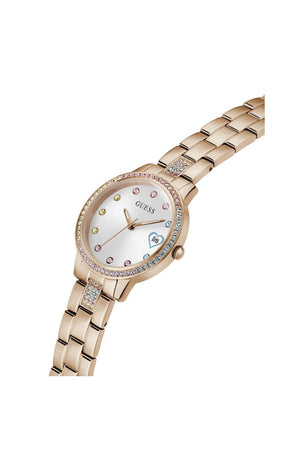 Guess Ladies Three of Hearts 34mm Dress Watch GW0657L3