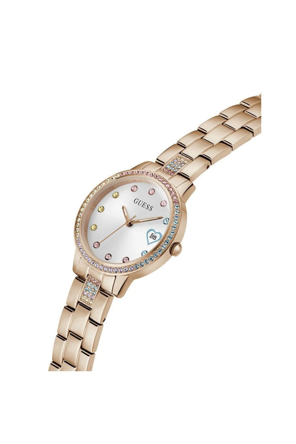 Guess Ladies Three of Hearts 34mm Dress Watch GW0657L3