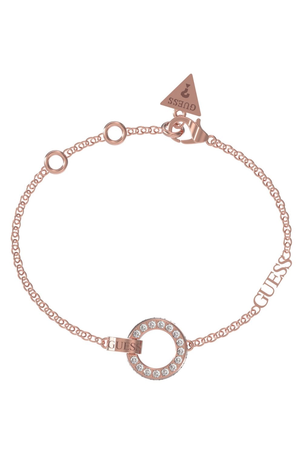 Guess Ladies Circle Lights Bracelet UBB03162RGL