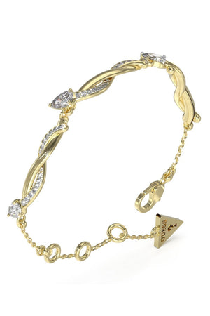 Guess Ladies Twist Bracelet UBB05062YGS