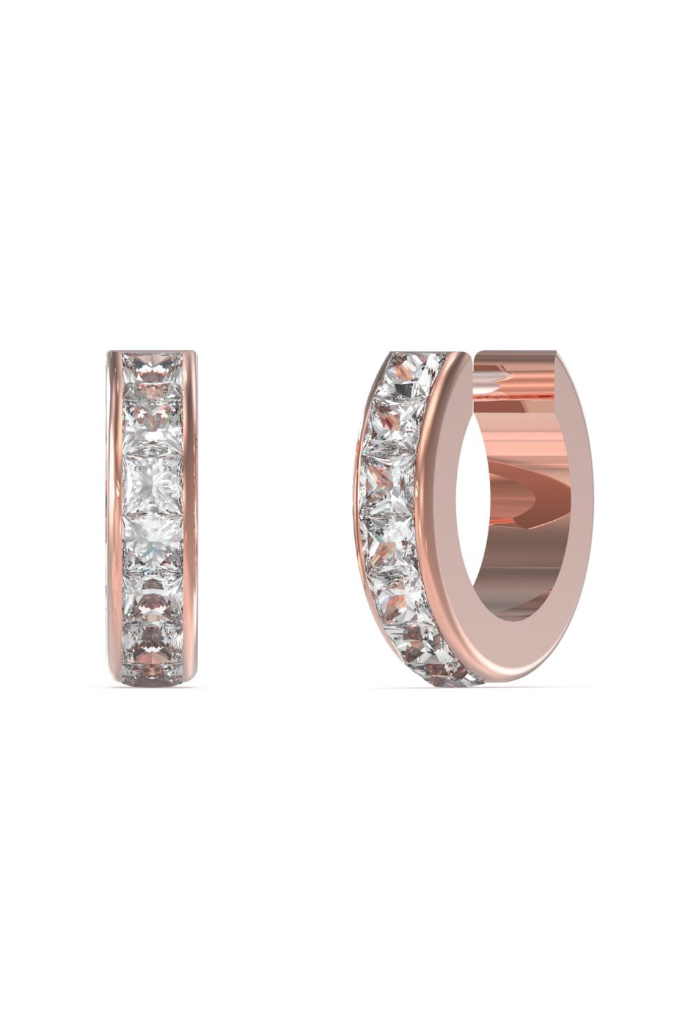 Guess Ladies Huggie Me Earrings UBE03134RG