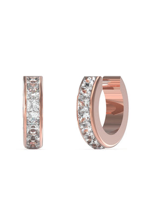 Guess Ladies Huggie Me Earrings UBE03134RG